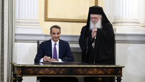 Ορκίστηκε πρωθυπουργός για τη δεύτερη θητεία του ο Κυριάκος Μητσοτάκης