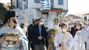 Μητσοτάκης από Άη Στράτη: Σπουδαία ημέρα της Ορθοδοξίας