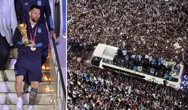 Μουντιάλ 2022:«Μεθυσμένη» η Αργεντινή-Λαοθάλασσα για τους θριαμβευτές του Κατάρ (Βίντεο)