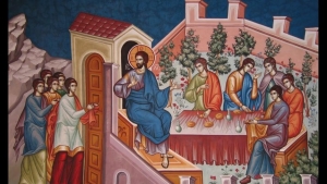 &Eta; &Mu;&epsilon;&gamma;ά&lambda;&eta; &Delta;&epsilon;&upsilon;&tau;έ&rho;&alpha;:"&Iota;&delta;&omicron;ύ &omicron; &Nu;&upsilon;&mu;&phi;ί&omicron;&sigmaf; έ&rho;&chi;&epsilon;&tau;&alpha;&iota;..."