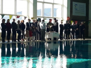 Εορτασμός των Θεοφανείων στο Καρπενήσι-Αγιασμός των υδάτων στο κολυμβητήριο