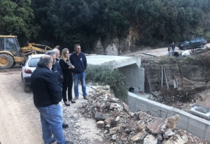 Αιτωλ/νία:Με εντατικούς ρυθμούς η ανακατασκευή της γέφυρας Νερομάνας
