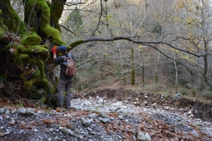 Καθαρισμός και σήμανση του μονοπατιού στο Ασπρόρεμα Αγράφων απο την ομάδα του Pindus Trail