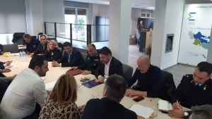 Λαμία:Σύσκεψη με Χαρδαλιά στην Περιφέρεια για την πολιτική προστασία