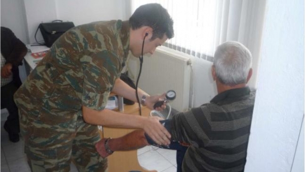 Οπλίτες γιατροί στελεχώνουν τα ιατρεία Γρανίτσας,Ραπτοπούλου και Προυσσού